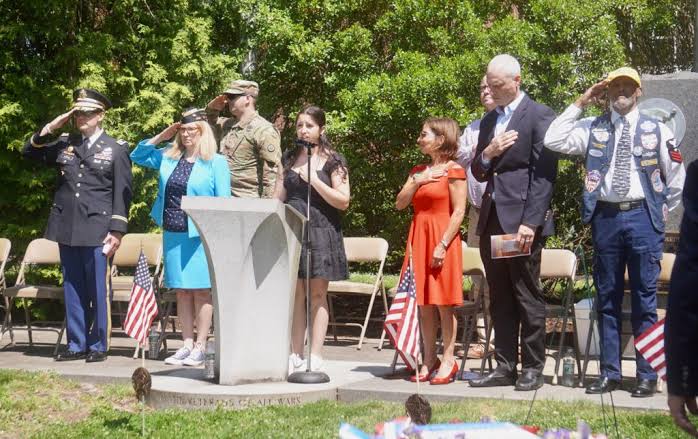 "Santa Maria Memorial Day Ceremony Honors Fallen Heroes with Taps, 21-Gun Salute, and Speakers"